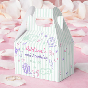 Sleepover Slumber Party Cute Girl Birthday Favour Box