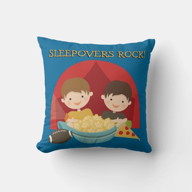 Sleepovers Rock Cushion (Front)