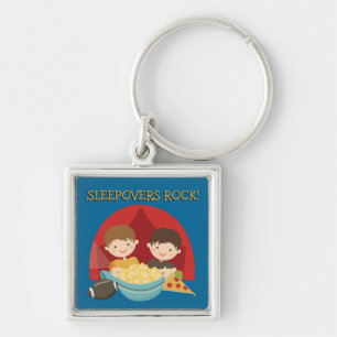 Sleepovers Rock Key Ring