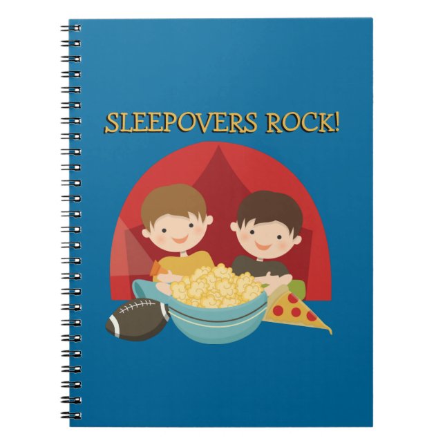 Sleepovers Rock Notebook (Front)