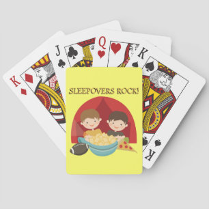 Sleepovers Rock Playing Cards