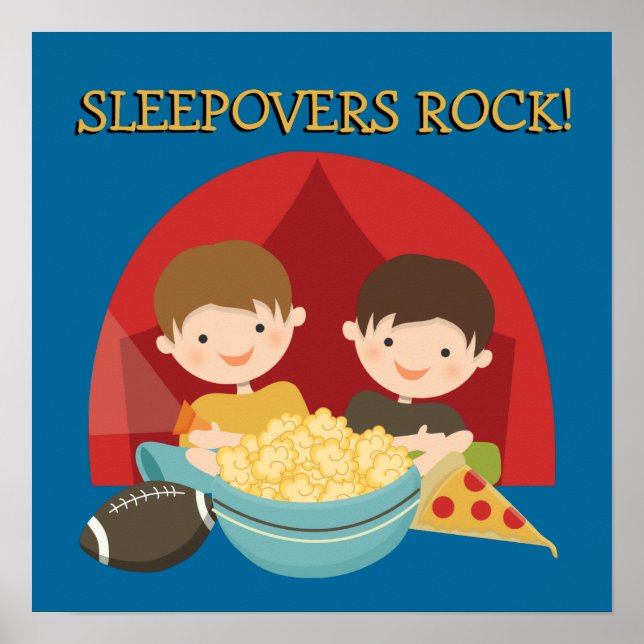 Sleepovers Rock Poster (Front)