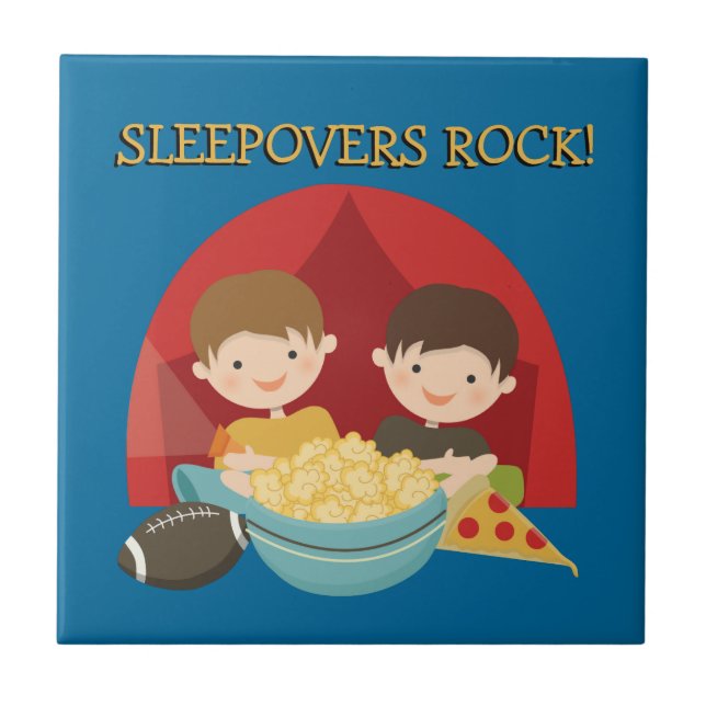 Sleepovers Rock Tile (Front)