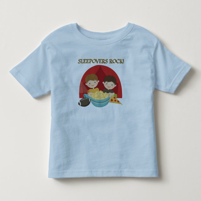 Sleepovers Rock Toddler T-Shirt (Front)