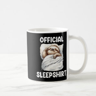 Sleepshirt Cute Sleeng Sloth Animal Lovers Pajama  Coffee Mug