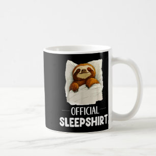 Sleepshirt Cute Sleeng Sloth Animal Lovers Pajama Coffee Mug