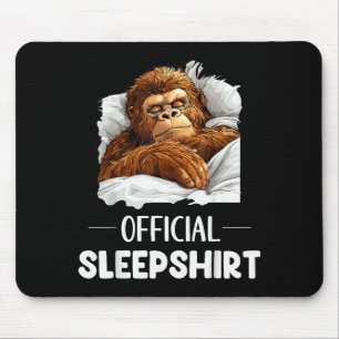 Sleepshirt Sleeng Bigfoot Sasquatch Lovers Pajama Mouse Mat