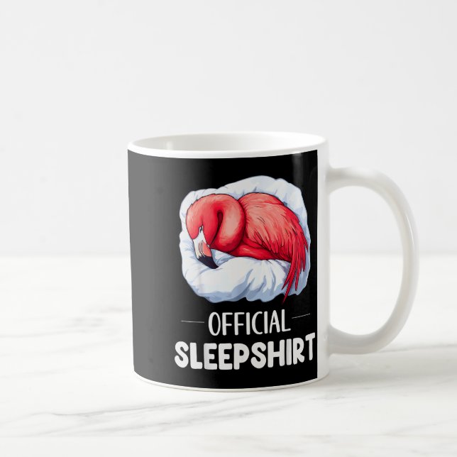 Sleepshirt Sleeng Flamingo Animal Lovers Pajama  Coffee Mug (Right)