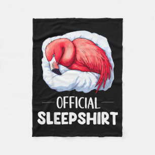 Sleepshirt Sleeng Flamingo Animal Lovers Pajama  Fleece Blanket