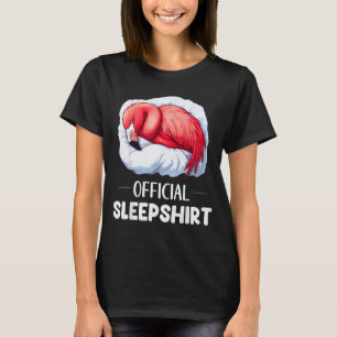 Sleepshirt Sleeng Flamingo Animal Lovers Pajama  T-Shirt