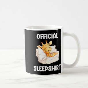 Sleepshirt Sleeng Giraffe Animal Lovers Pajama  Coffee Mug