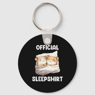 Sleepshirt Sleeng Hamster Animal Lovers Pajama  Key Ring