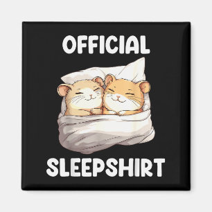 Sleepshirt Sleeng Hamster Animal Lovers Pajama  Magnet