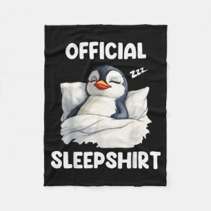 Sleepshirt Sleeng Penguin Animal Lovers Pajama Fleece Blanket