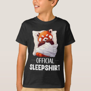 Sleepshirt Sleeng Red Panda Animal Lovers Pajama T-Shirt