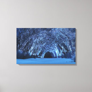 Sleepwalker Woods (Christmas) Canvas Print