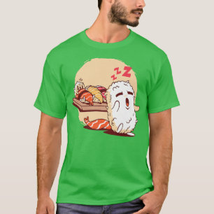 Sleepwalking Sushi Japan Otaku Anime Kawaii T-Shirt