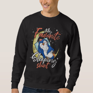 Sleepy Animal My Favourite Sleeping Penguin Sleepi Sweatshirt