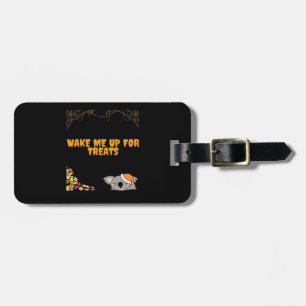 Sleepy animal ready for Halloween treats! Classic  Luggage Tag