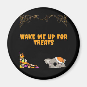 Sleepy animal ready for Halloween treats! Classic  Magnet