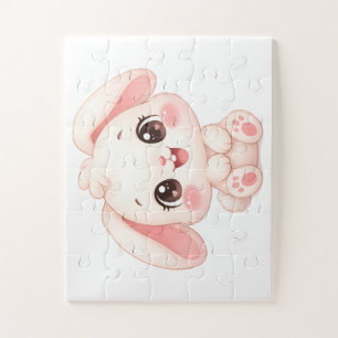Sleepy Baby Bunny Jigsaw Puzzle