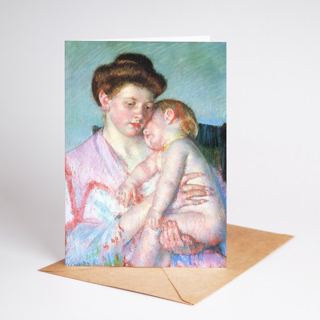 Sleepy Baby | Mary Cassatt Card (Creator Uploaded)