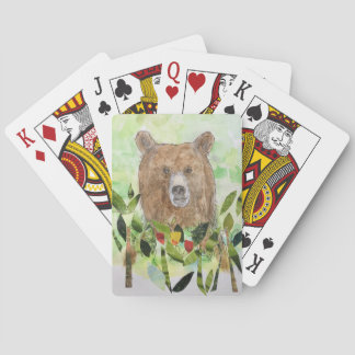 Sleepy Bear Playing Cards