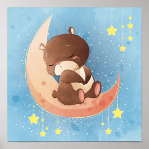 Sleepy Bear Poster