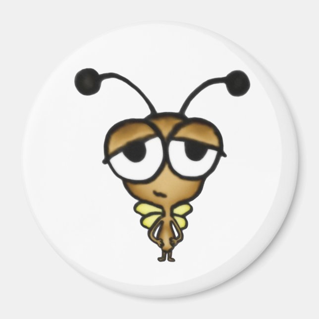 Sleepy Bug Magnet (Front)
