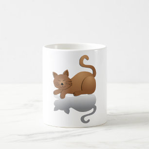 Sleepy Cat Coffee Mug