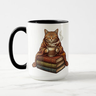 Sleepy Cat Coffee Mug