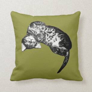 Sleepy Cat Cushion