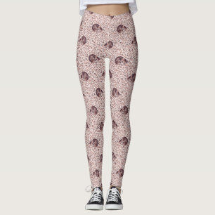 Sleepy cat leggings