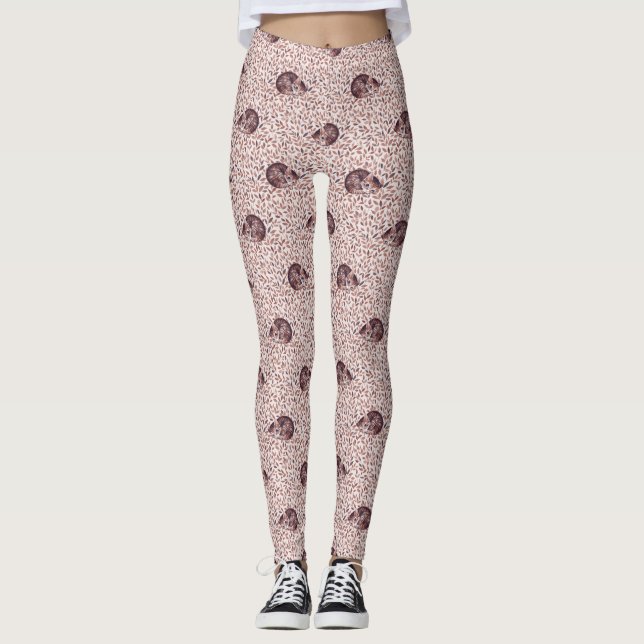 Sleepy cat leggings (Front)