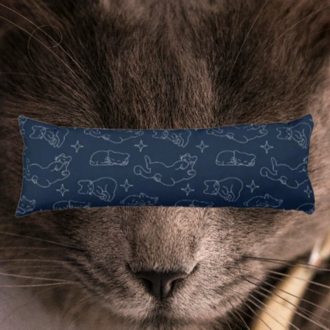 Sleepy Cat Lover Body Pillow – Cosy Cat Pattern (Creator Uploaded)