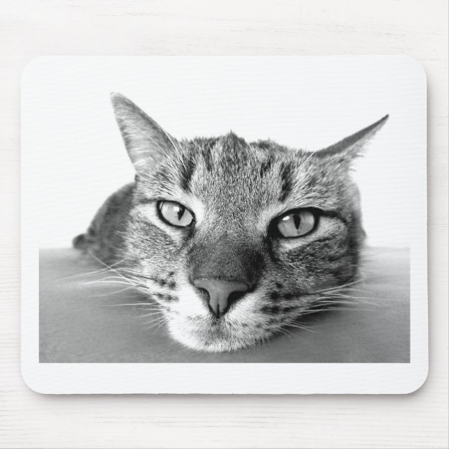 Sleepy Cat Mouse Mat (Front)
