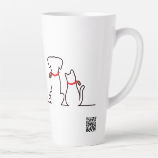Sleepy Cat Needs Coffee Meme Latte Mug