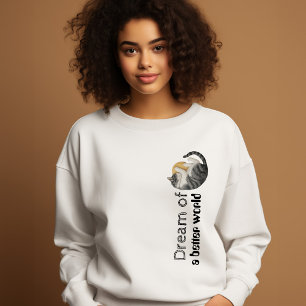 Sleepy Cat Sweatshirt personalised gift for her