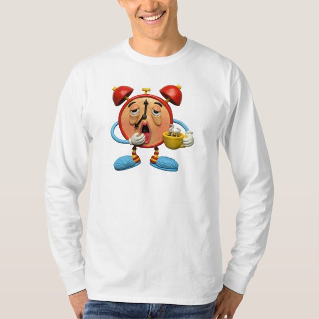 Sleepy Clock T-Shirt (Front)