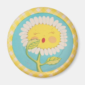 Sleepy Daisy Magnet