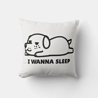 sleepy dog cushion