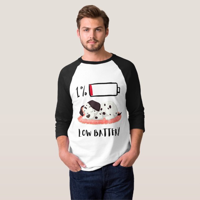 Sleepy Dog Design T-Shirt (Front Full)