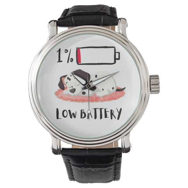 Sleepy Dog Design Watch (Front)