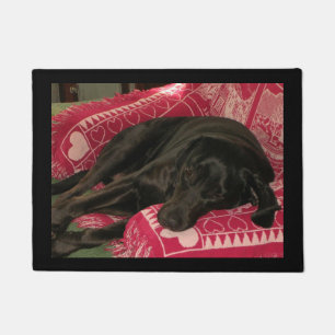 Sleepy Dog Doormat - Customisable