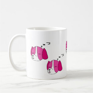 Sleepy dog mug