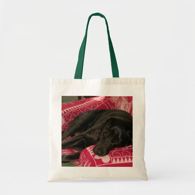 Sleepy Dog Tote Bag (Front)