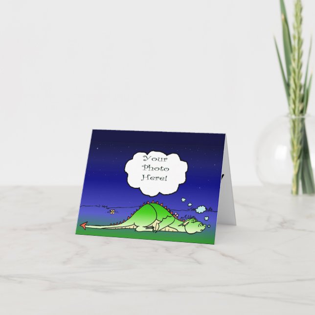 Sleepy Dragon NoteCard (Front)