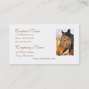 Sleepy Draught   Horse Business Cards