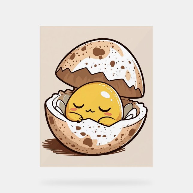 Sleepy Egg Yolk Poster (Front)