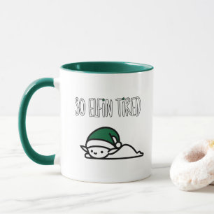 Sleepy Elf Christmas – for Christmas Cheer Mug